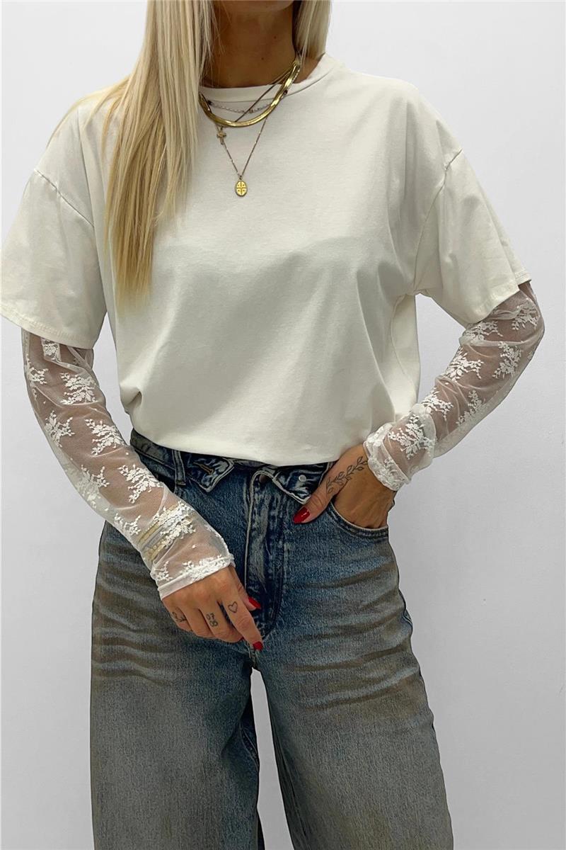 maglia con pizzo mood